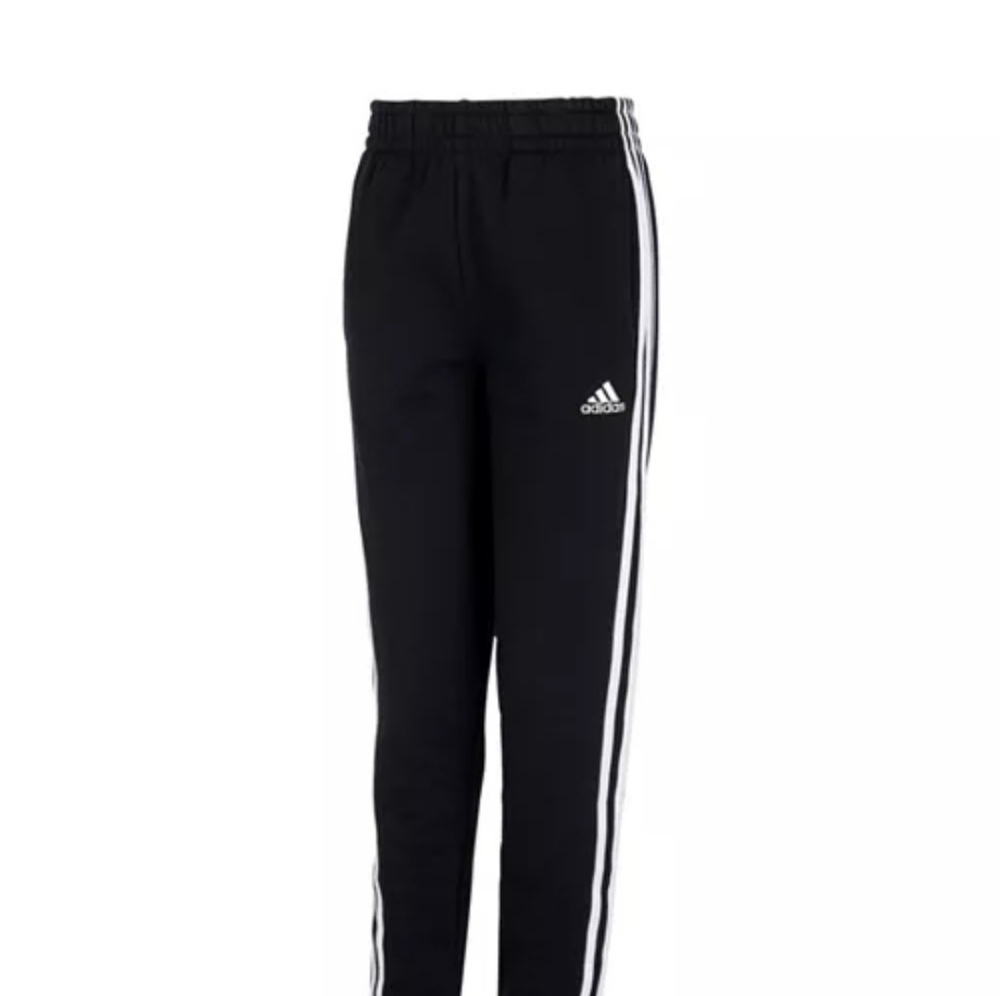 Adidas Kids Black Track Pants Size 7
